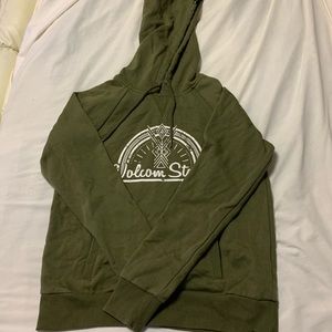 Olive Green Volcom Sweatshirt